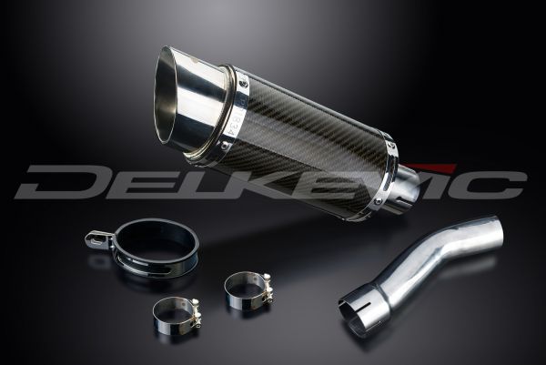 DELKEVIC スリップオンカーボンマフラー★YAMAHA XJR1300 2015-2017 200mm KIT01FT
