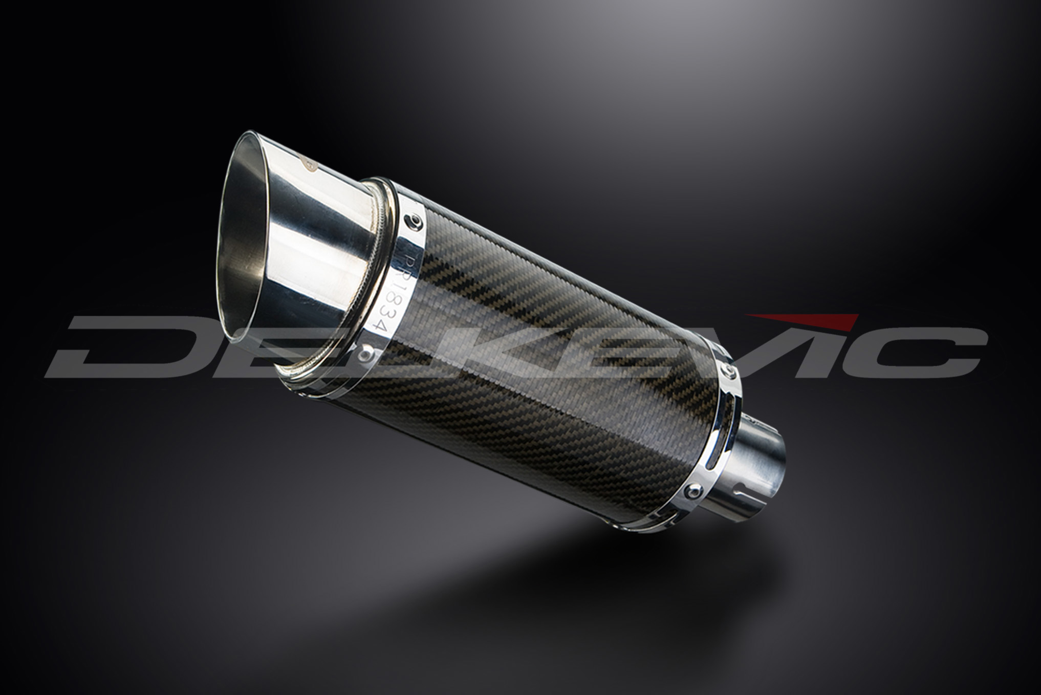 DELKEVIC スリップオンカーボンマフラー★SUZUKI GS500E/F 1989-2002 200mm KIT0184